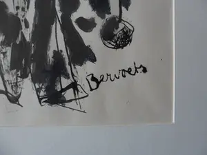 Paul Bervoets - Stifttekening, titel, Der Schutz Engel kopen? Bied vanaf 45!