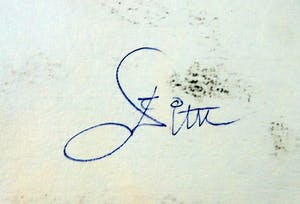 Franscz Witte - Acryl op papier, Zonder titel kopen? Bied vanaf 1!