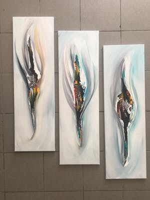 Gena Genadyj - Abstract Drie Luik kopen? Bied vanaf 240!