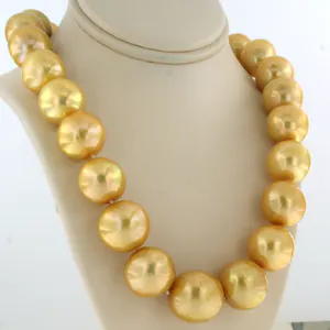 14k gouden slot aan een Zuidzee cultivee parels- 45 cm lang kopen? Bied vanaf 150!