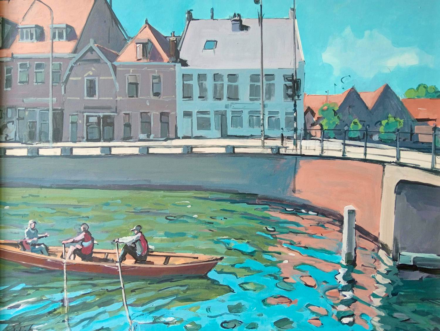 Sander van Walsum - Leidsevaart, voorjaar 2016. (Zicht op ''Het Schouwtje''.) kaufen? Bieten Sie von 100!