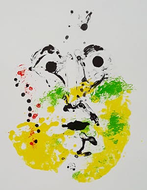 Jef Diederen - Mooi hoofd, litho kopen? Bied vanaf 40!