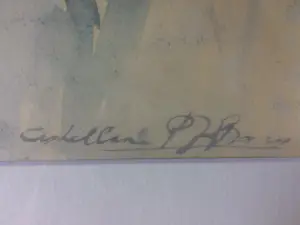 Piet van Boxel - Tekening / Aquarel "Castellane" kopen? Bied vanaf 150!