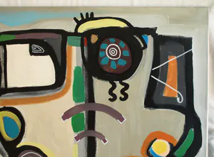 Jasper Banen - Acrylverf op doek , Alleen voor jouw ogen – 2019 – Groot , 80 x 100 cm kopen? Bied vanaf 375!
