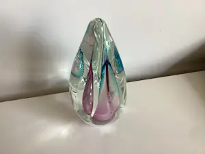 Princ art glass - Kristallen druppel - hand gesigneerd kopen? Bied vanaf 75!