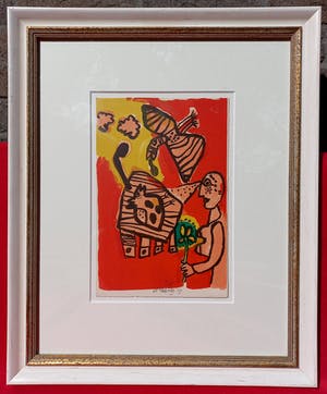 Corneille - Zonder titel, litho (netjes ingelijst, zeldzaam!) kopen? Bied vanaf 295!