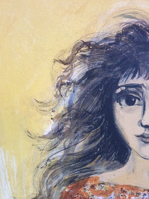 Walter Spitzer - Woman Holding a Goat (Vrouw met geit) kopen? Bied vanaf 75!