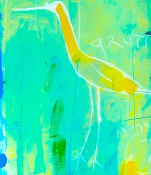 Milou Hermus - kleurrijke litho 'ode aan de Grutto' kopen? Bied vanaf 75!