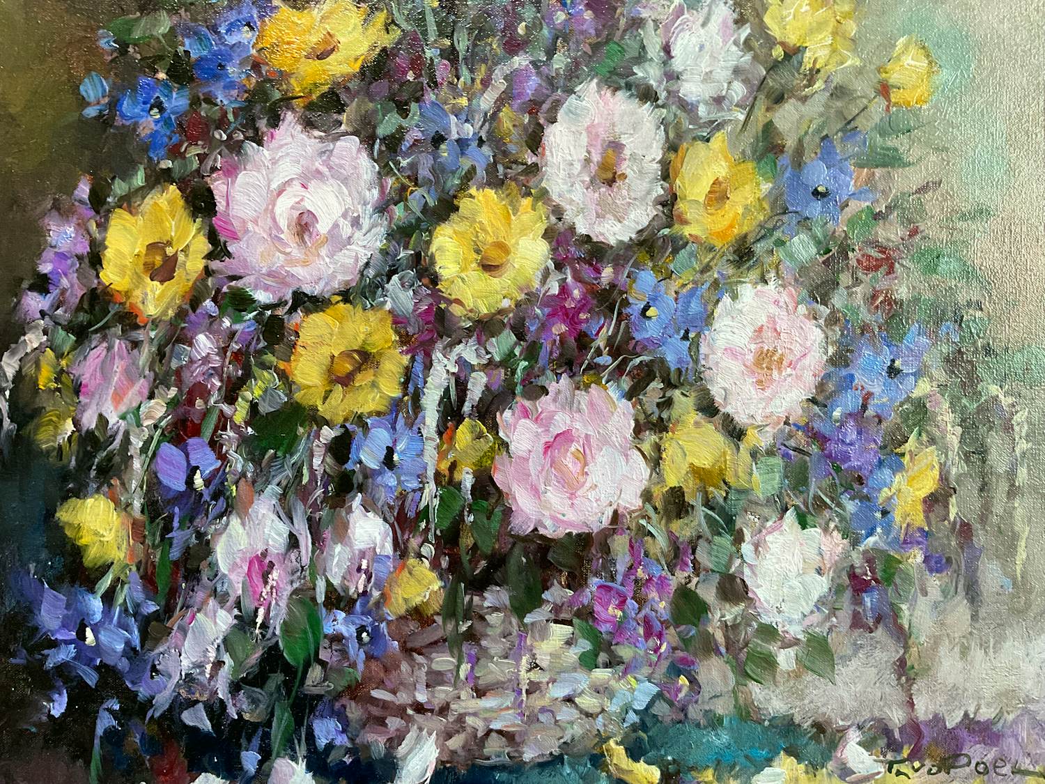 Theo Poel - ‘Veel bluumkes’ kopen? Bied vanaf 125!