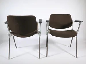 Giancarlo Piretti - voor Castelli - Set van zes vintage DSC 106 stoelen kopen? Bied vanaf 100!