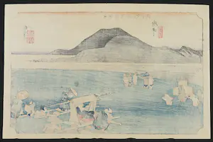 Ando Hiroshige - Houtdruk, Fuchu kopen? Bied vanaf 35!