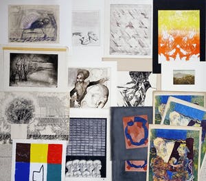 Dik Walraven - en vele andere! - Groot lot met 35 werken op papier kopen? Bied vanaf 50!