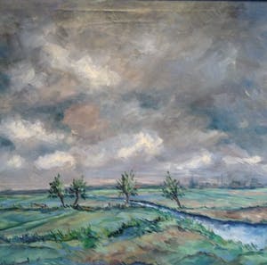 Pie Wilhelmus - (1926-2003) - Landschap kopen? Bied vanaf 50!