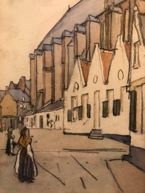 Gerrit Haverkamp - stadgezicht met kerk kopen? Bied vanaf 5!