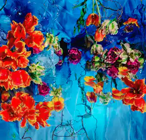Margriet Smulders - Song of Songs I uit de serie 'Parfum Exotique' (Zeer groot!) verkauft für € 2000!
