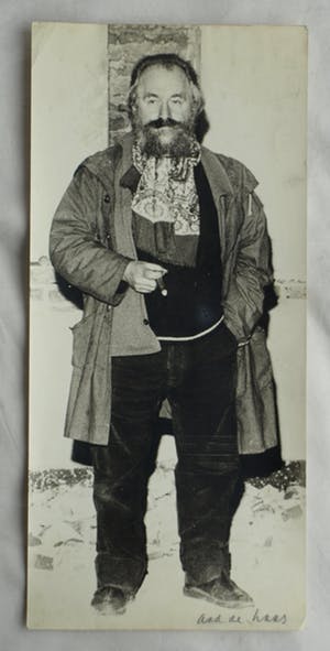 Aad de Haas - Gesigneerde foto van de kunstenaar Aad de Haas kopen? Bied vanaf 45!