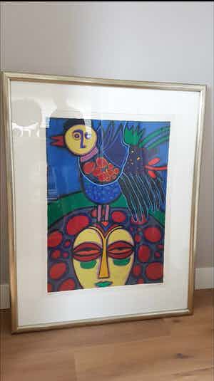 Corneille - Vrouw met vogel verkocht voor € 50!