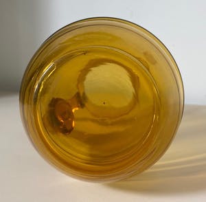 Kristalunie Maastricht - Art deco amber kleurige glazen waterkan uit 1929 kopen? Bied vanaf 1!