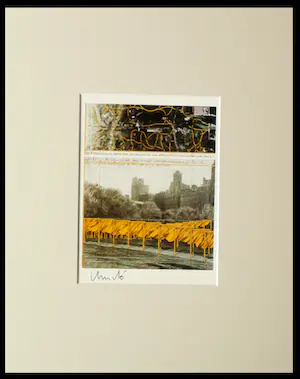 Christo - Project Central Park "The Gates - 1994 - artcard handgesigneerd kopen? Bied vanaf 45!