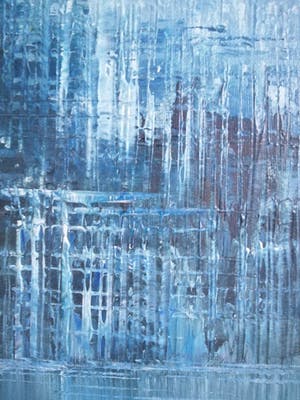 Niet of onleesbaar gesigneerd - New York Skyline (erg groot schilderij) kopen? Bied vanaf 1!