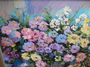 Ricky Damen-Vereijken - Stilleven met blauwe kom kopen? Bied vanaf 450!