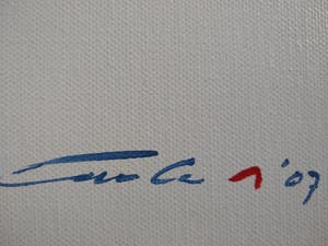 Carla Rodenberg - Liggend naakt op nationale kleuren kopen? Bied vanaf 200!