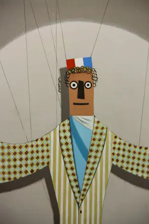 Kees Balvers - Acryl op doek,Marionet - Ingelijst kopen? Bied vanaf 150!