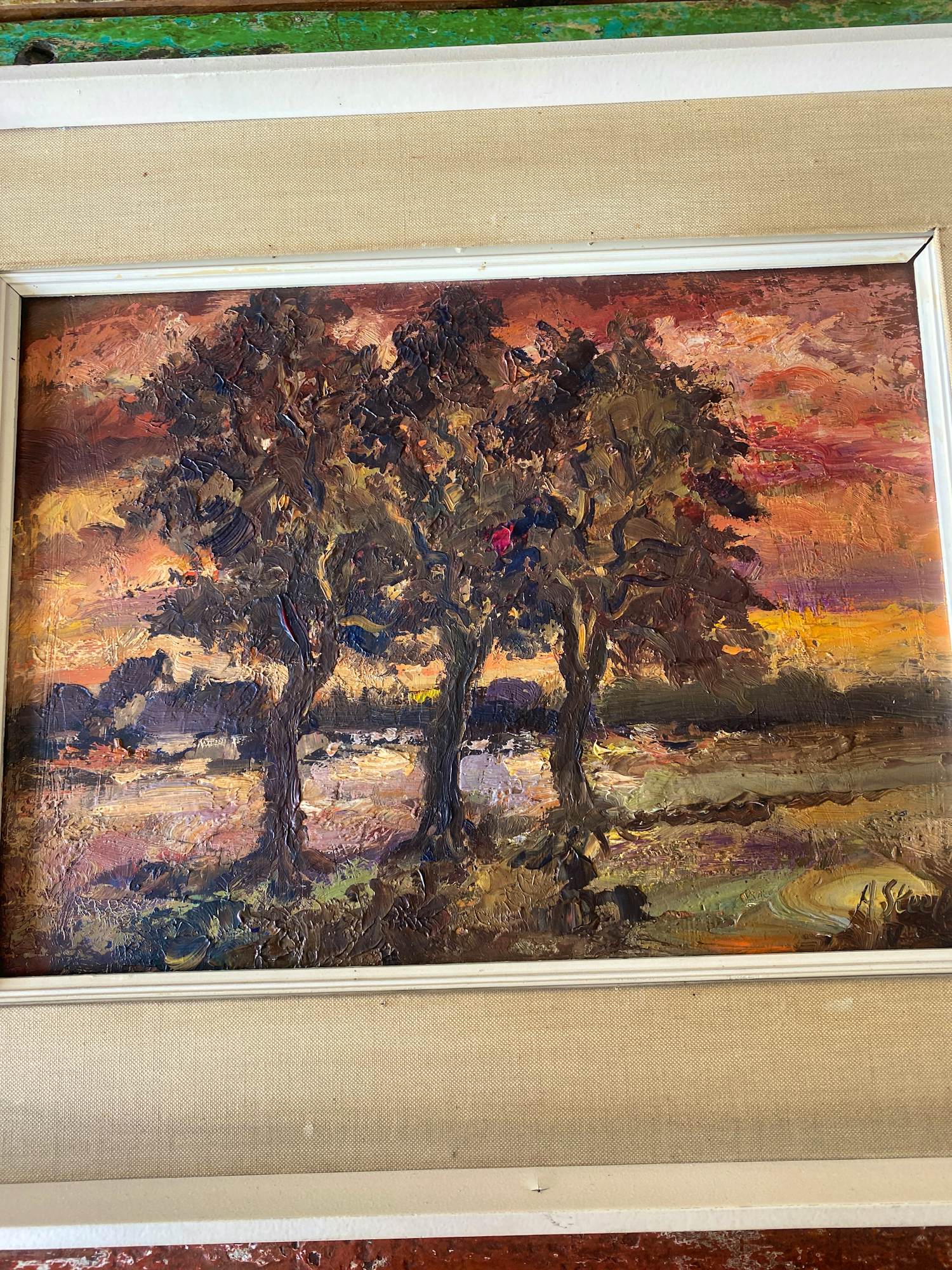 Albert Steel - Landschap kopen? Bied vanaf 125!