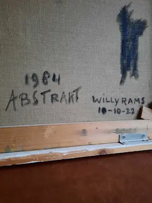 Willy Rams - Abstrakt - 1984 kopen? Bied vanaf 70!