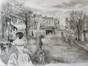 Emilio Grau-Sala - Lithographie "Le petit ami" kopen? Bied vanaf 85!