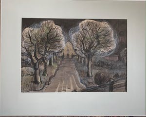 Gerrit de Moree - Unieke tekening in pastel en inkt kopen? Bied vanaf 65!