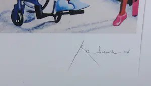 Rob Scholte - Zeefdruk, 3 Gratieën - Ingelijst (Zeer groot, zware mooie lijst) kopen? Bied vanaf 100!