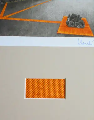 Christo - Collage Lake Iseo , Italy 2014-2016 - handgesigneerd- ready to frame kopen? Bied vanaf 85!