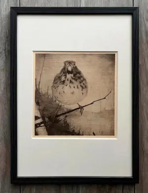 Jan Mankes - Originele Heliogravure Lijster op Tak 1923 kopen? Bied vanaf 195!