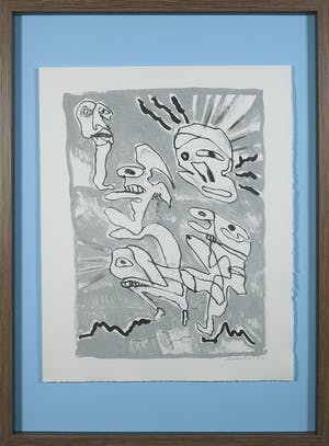 Lucebert - Litho uit het portfolio Fantasia - Ingelijst kopen? Bied vanaf 1!