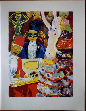 Kees van Dongen - Houtgravure - Réception chez le Khalifat kopen? Bied vanaf 50!