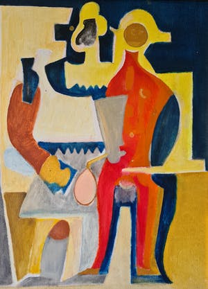 Niet of onleesbaar gesigneerd - Picasso achtig werk kopen? Bied vanaf 1!