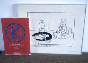 Kamagurka - ...een kosmisch geheel...zeefdruk uit 1990, incl boek uit 2002 verkocht voor € 125!