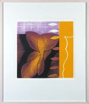 Hans Vredegoor - Kleurenets, Internal flow 5 - Ingelijst verkocht voor € 1!