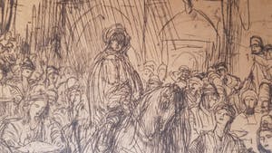 Marius Bauer - ets (groot), handgesigneerd (ingelijst) kopen? Bied vanaf 250!