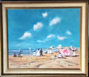 Henk Poeder - Strand verkocht voor € 110!