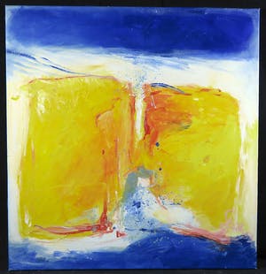 Franscz Witte - Acryl op doek, Op het water (Groot) kopen? Bied vanaf 1!