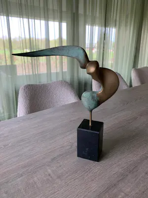 Ruurd Hallema - Bronzen beeld op sokkel kopen? Bied vanaf 110!