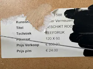 Pieter Vermeulen - Kleur rijk werk van Pieter Vermeulen kopen? Bied vanaf 50!