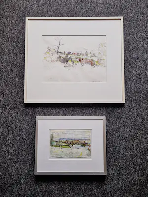 Buy Lau Heidendael - Twee mooie impressionistische Aquarellen "landschappen" 1984 - gesigneerd? Bid from 56!