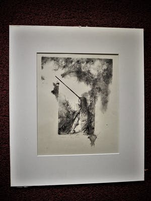 Dirkje Kuik - Utrechts Museum - Fraaie Litho - oplage 100 ex. - "de Eenhoorn" gesigneerd kopen? Bied vanaf 21!