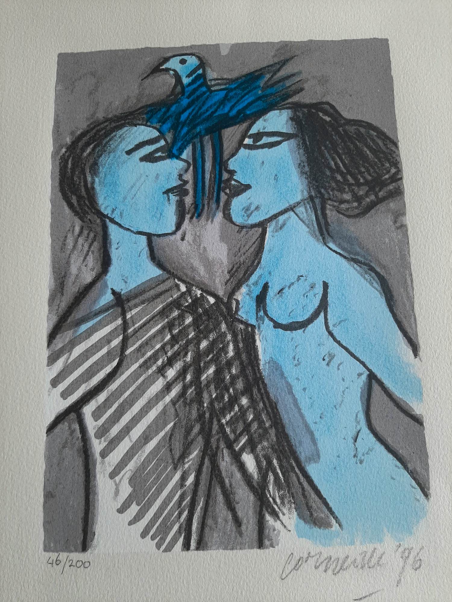 Corneille - Litho, Titel, liefdes paar- 1996 kopen? Bied vanaf 175!
