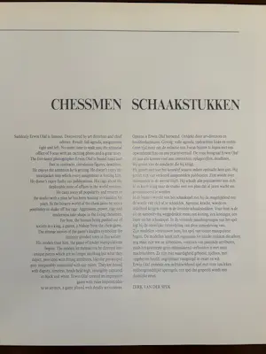 Erwin Olaf - Chess Men - 1e druk 1988 kaufen? Bieten Sie von 99!