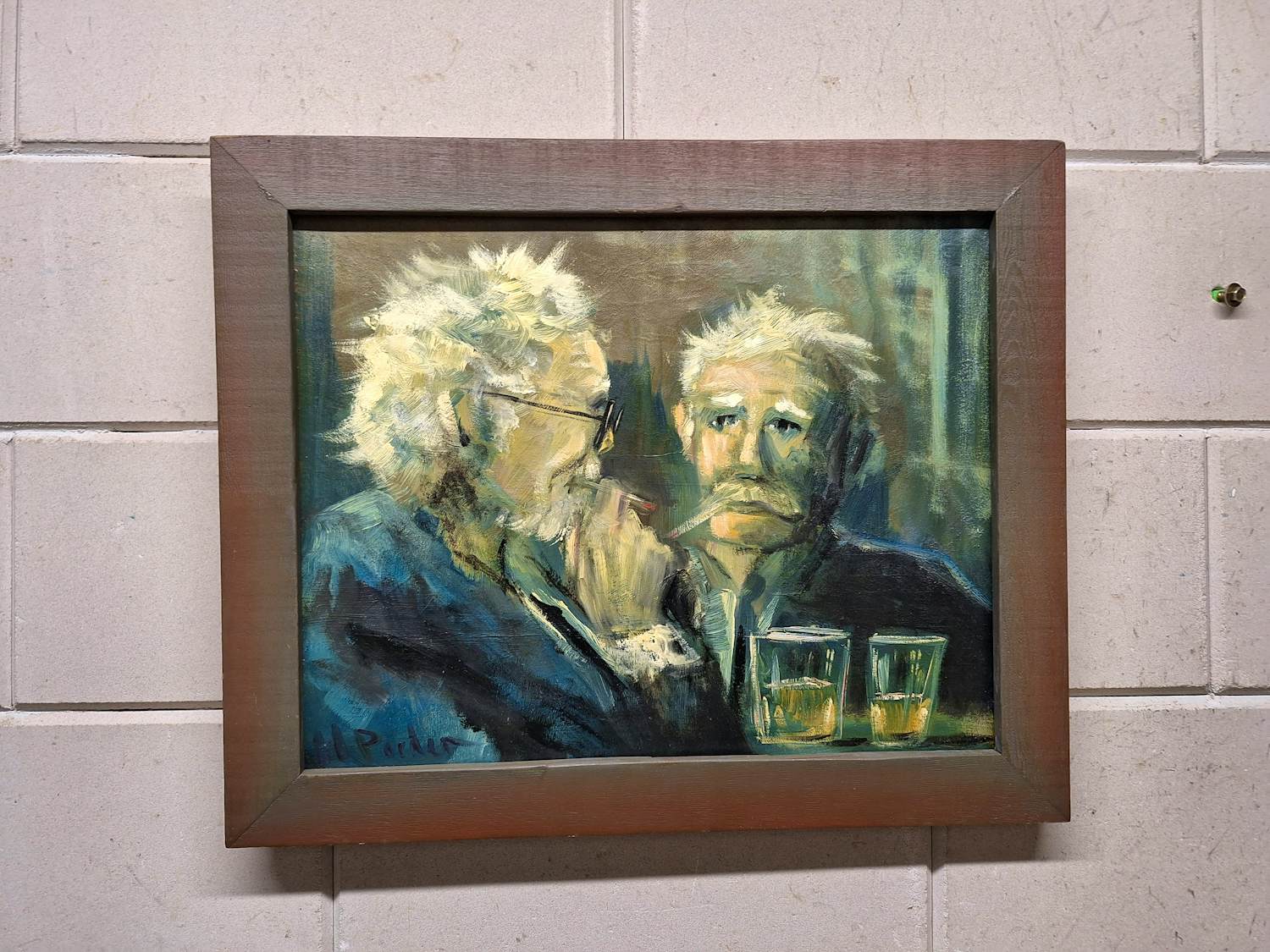 Henk Poeder - Twee Mannen in een Cafe aan de borrel kopen? Bied vanaf 75!