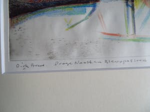 Dirk Breed - Brug in Landschap - Gemengde techniek (uniek) kopen? Bied vanaf 80!